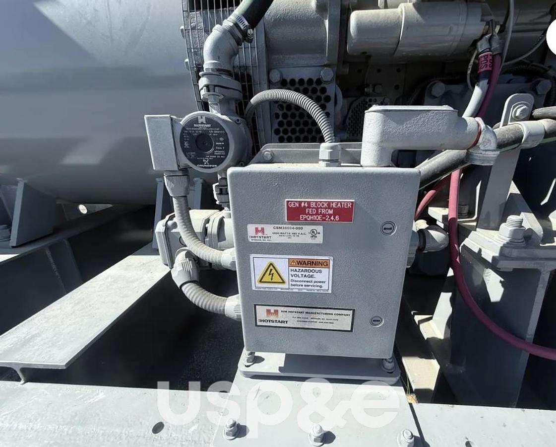 Used 1.45 MW 2009 Used MTU 12V4000 Diesel Generator Set