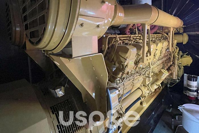 Used 2 MW 2005 Used Caterpillar 3516B Diesel Generator Set