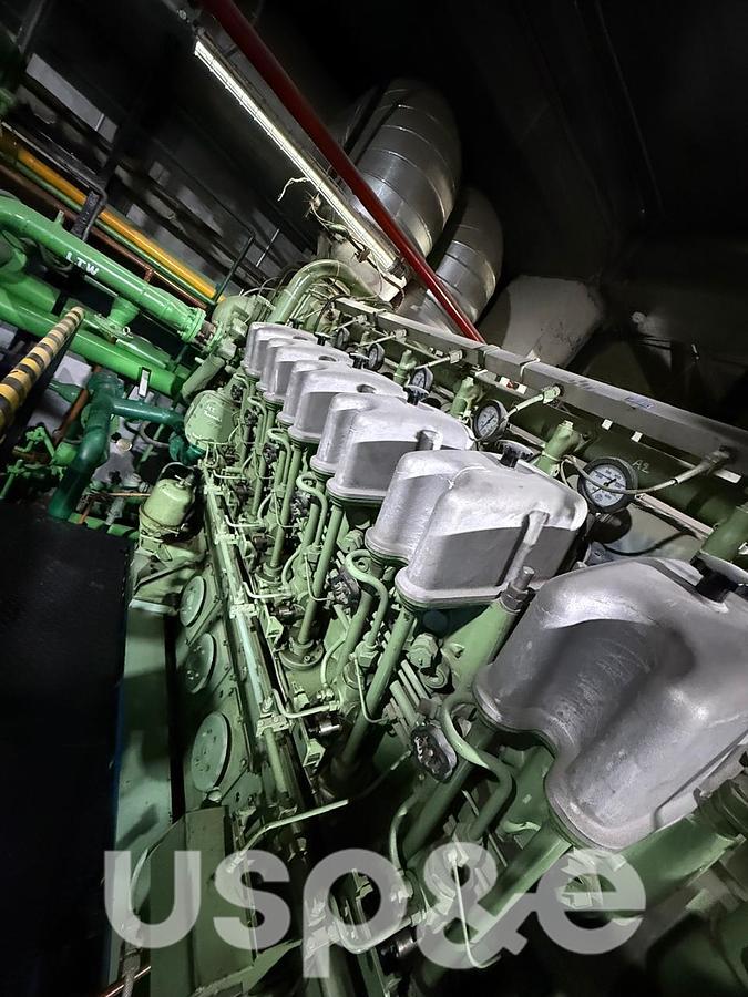 Used 1.9 MW 2007 Used Anglo-Belgian-Corp 12DZC-1000-125-A Deisel Generator Set