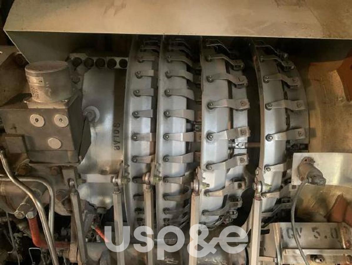 Used 7.5 MW 2005 Used Solar Taurus T70 Natural Gas Generator Set