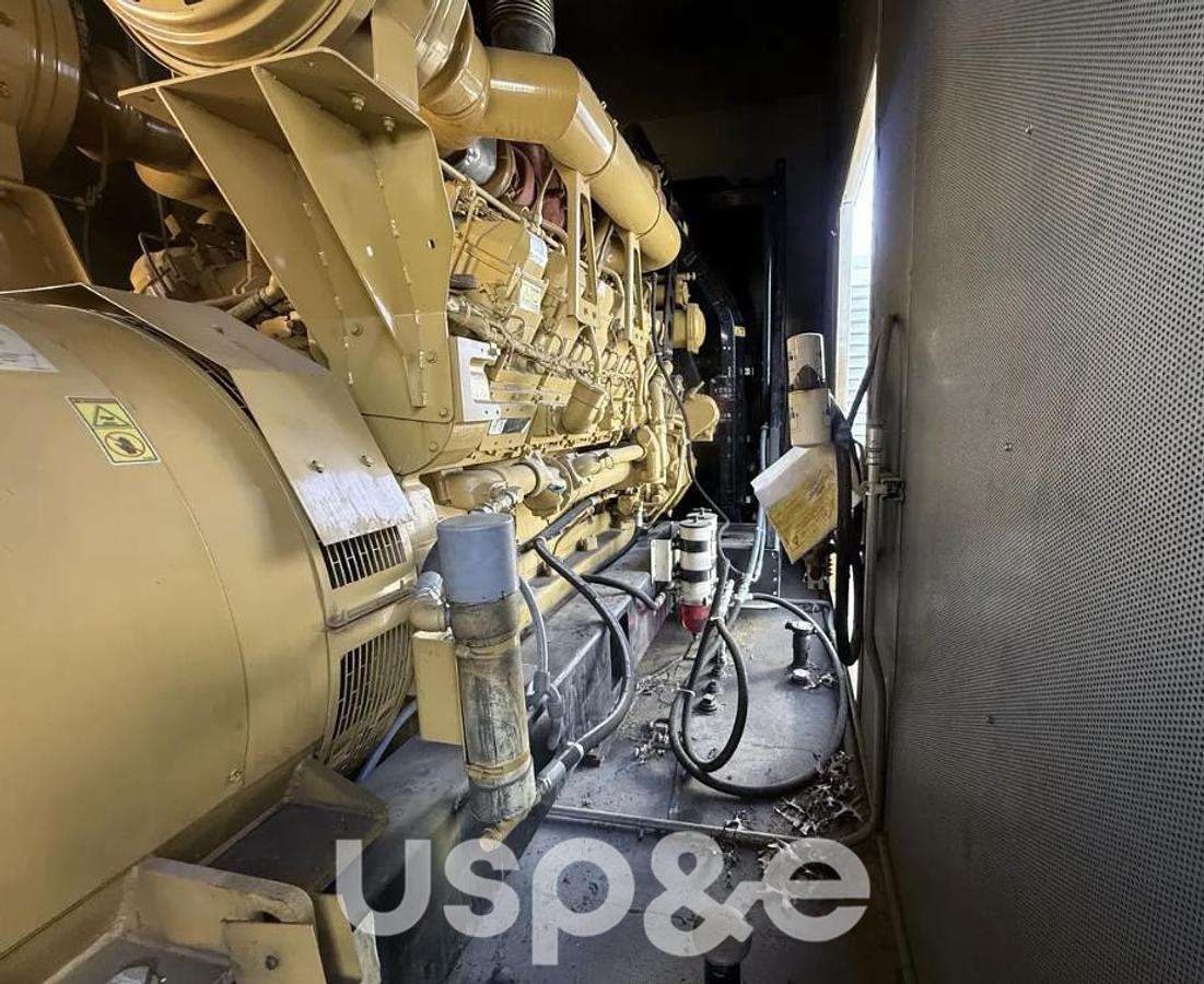 Used USP&E is selling: 1.5 MW 2008 Used Caterpillar 3512C-GD Diesel Generator Set (Containerised)