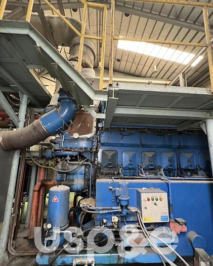 Used 8 MW 2005 Used MWM TCG 2032V16 Natural Gas Power Plant Generator Sets