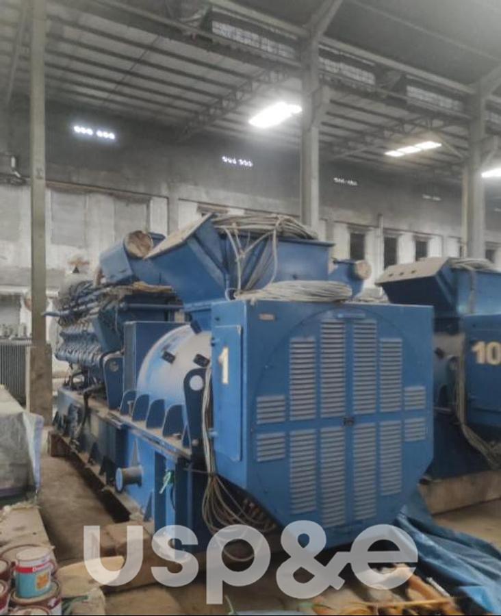 Used 1.9 MW 2005 Used Deutz TCG2020V20 Natural Gas Generator Set