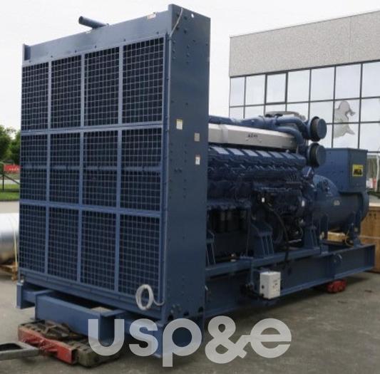 1.8 MW 2020 New Mitsubishi S16R-PTAH-S Diesel Generator Sets