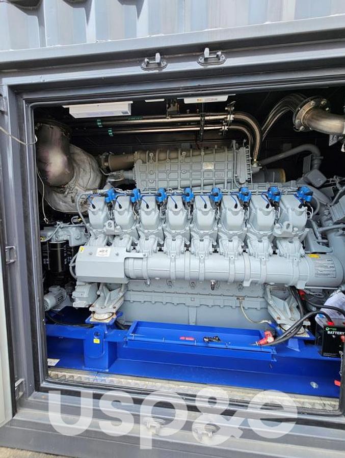 2 MW 2020 New MTU 16V4000L64FNER Natural Gas Generator Sets (Containerised)