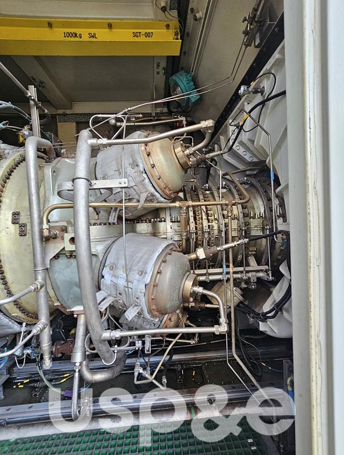 Used 13 MW 2013 Used Siemens SGT-400DLE Natural Gas Generator Set