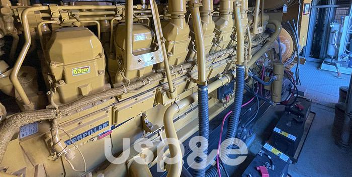 Used 2 MW 2005 Used Caterpillar 3516B Diesel Generator Set