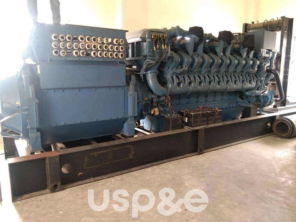 2.6 MW 2017 New MTU 20V4000G63L Diesel Generator Sets