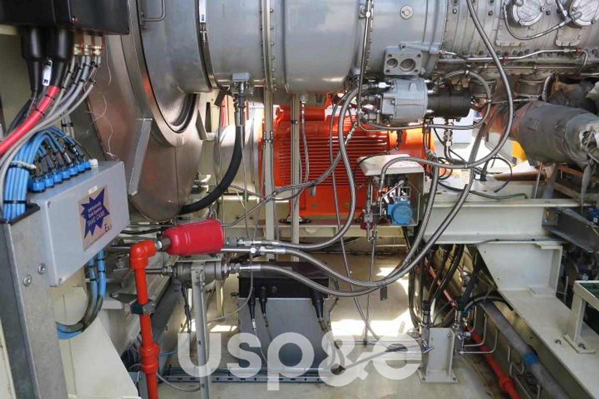 Used 5.3 MW 2012 Used Centrax 501 KB7 Natural Gas Generator Set