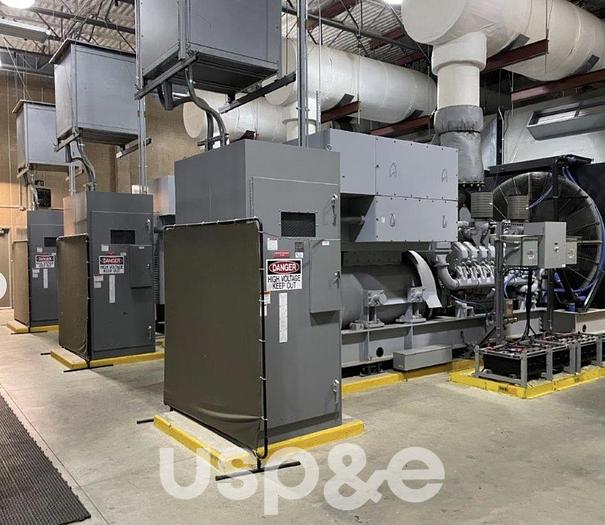 Used 1.4 MW 2007 Used MTU 16V4000 Diesel Generator Set
