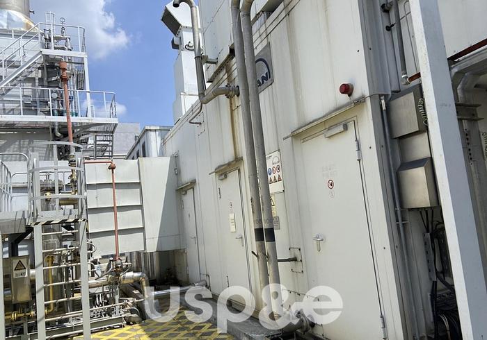 Used 6.9 MW 2015 Used MAN MGT6000 Natural Gas Generator Sets