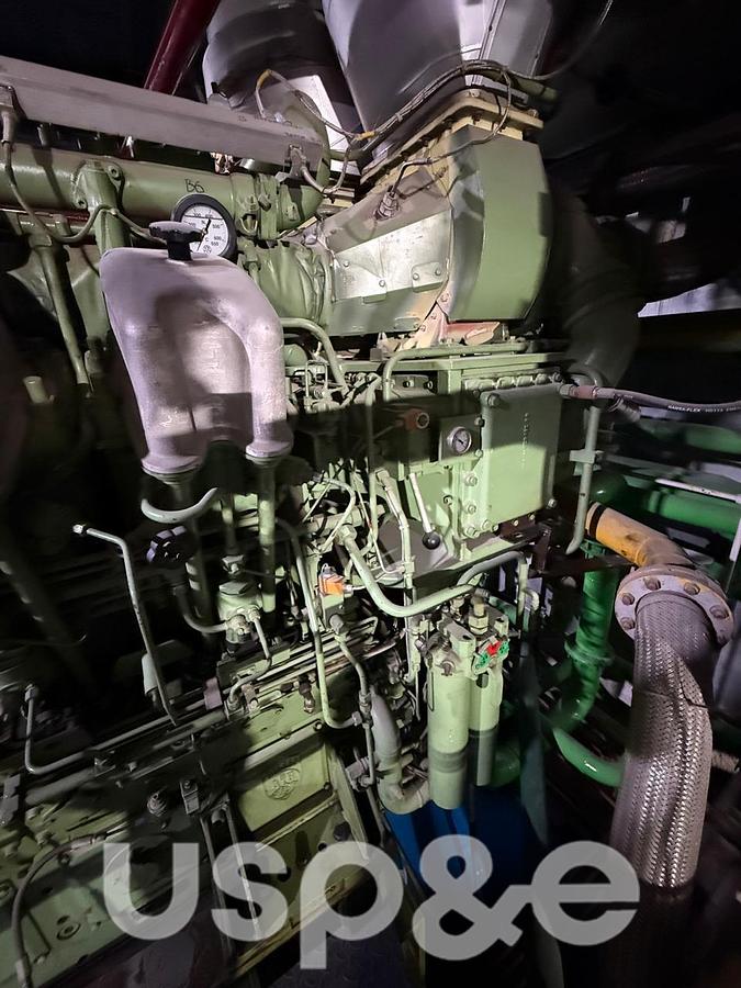 Used 1.9 MW 2007 Used Anglo-Belgian-Corp 12DZC-1000-125-A Deisel Generator Set