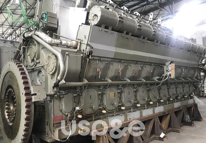 8.6 MW 2011 New STX MAN 18V32/40 HFO Generator Sets