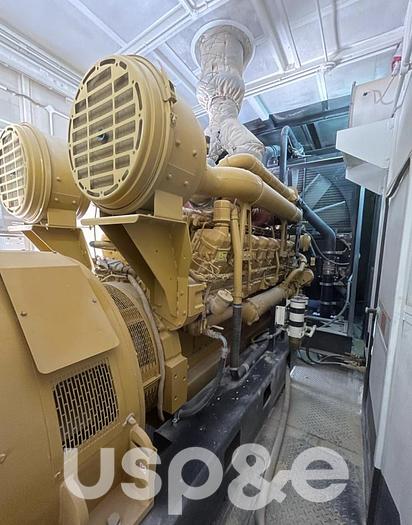 Used 2 MW 2014 Used Caterpillar 3516C Natural Gas Generator Sets (Containerised)