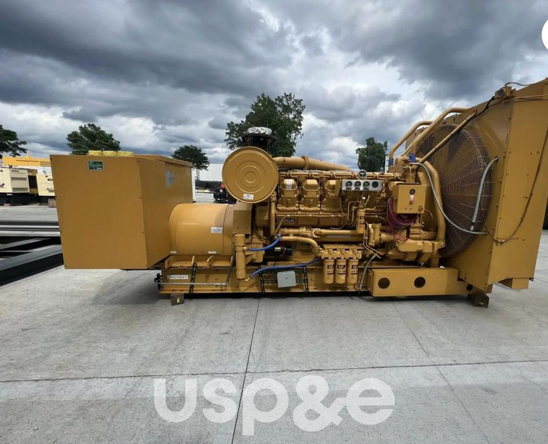 Used 1 MW 1997 Used Caterpillar 3512 Diesel Generator Set (Open Skid)