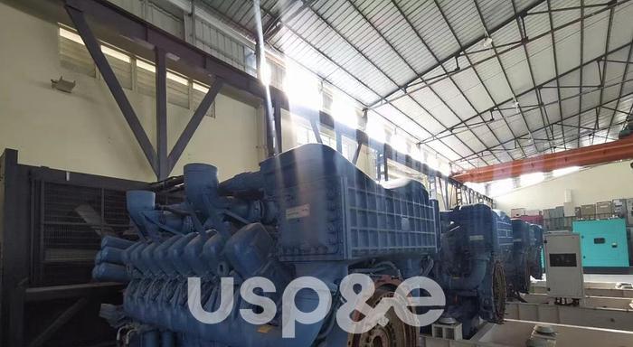 Used 4 MW 2008 Used MTU 16V40000G63 Diesel Generator Sets