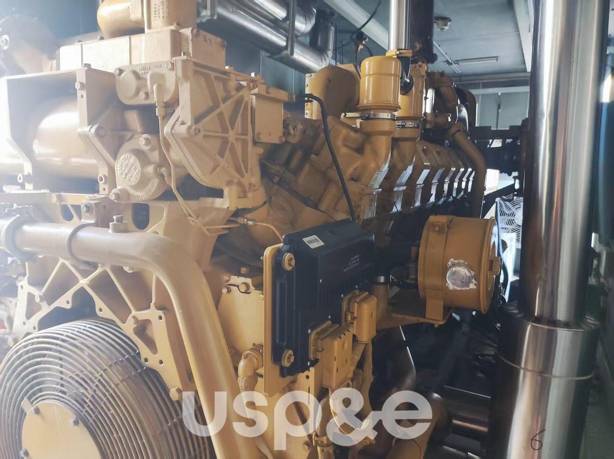 Used 1 MW 2016 Used Caterpillar G3516 Biogas Generator Set