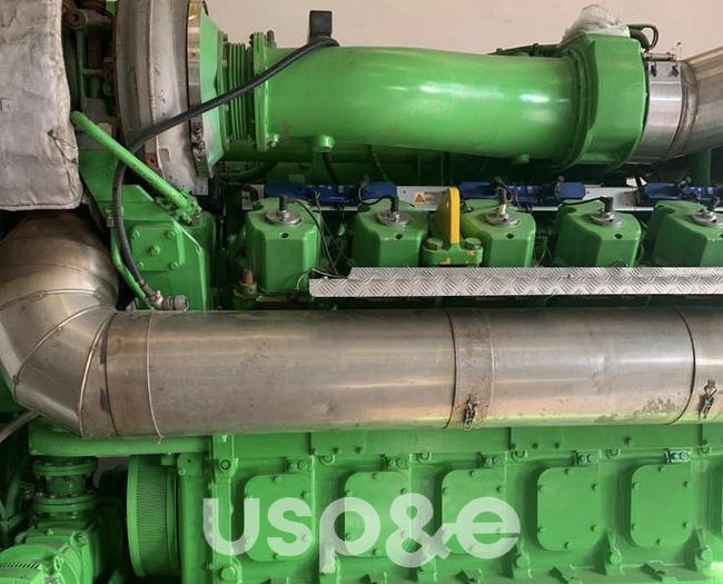 Used 3.4 MW 2012 Used Jenbacher J 620 Natural Gas Generator Set