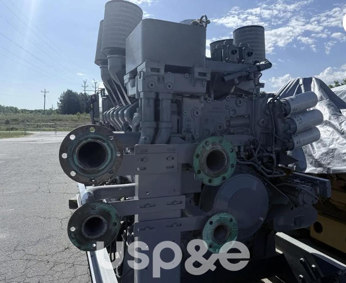 Used 1.45 MW 2009 Used MTU 12V4000 Diesel Generator Set