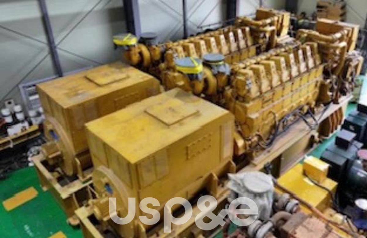 Used 2.5 MW 1987 Used Caterpillar 3508 Diesel Generator Set