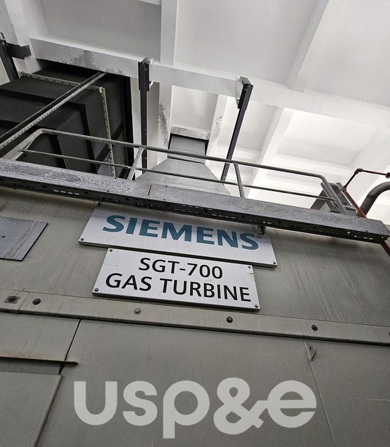 Used 33 MW 2018 Used Siemens SGT-700 DLE Natural Gas Turbine Generator Set