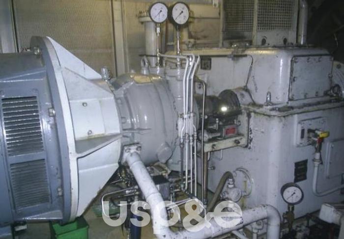 Used 30 MW 1980 GE PG 5371PA Natural Gas Turbine Generator Set