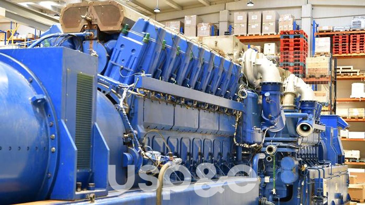Refurbished 4 MW 2003 Refurbished MWM TCG2032V16 Natural Gas Generator Set