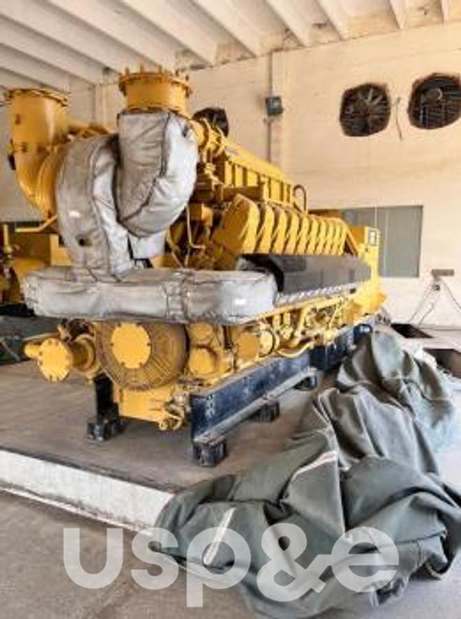 1.9 MW 2007 New Caterpillar G3520C Natural Gas Generator Set