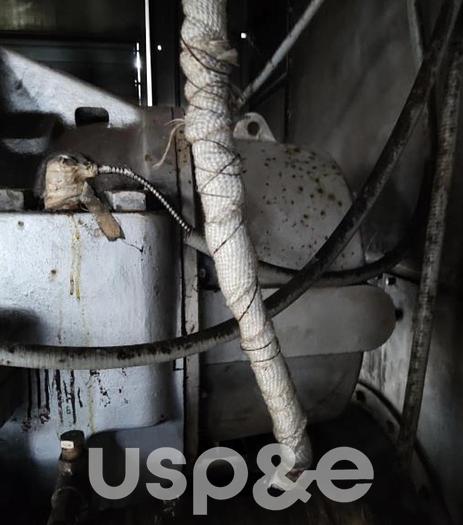 Used 33.7 MW 1987 Used John Brown Frame 6B Natural Gas Turbine Genset 