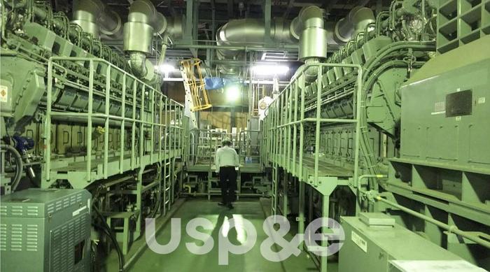 Used 2.9 MW 2004 Used Niigata 18V22AG Natural Gas Generator Set Power Plant