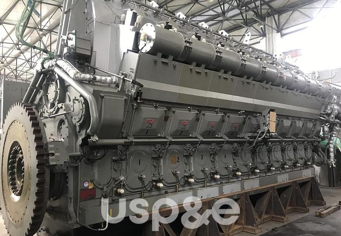 8.6 MW 2011 New STX MAN 18V32/40 HFO Generator Sets