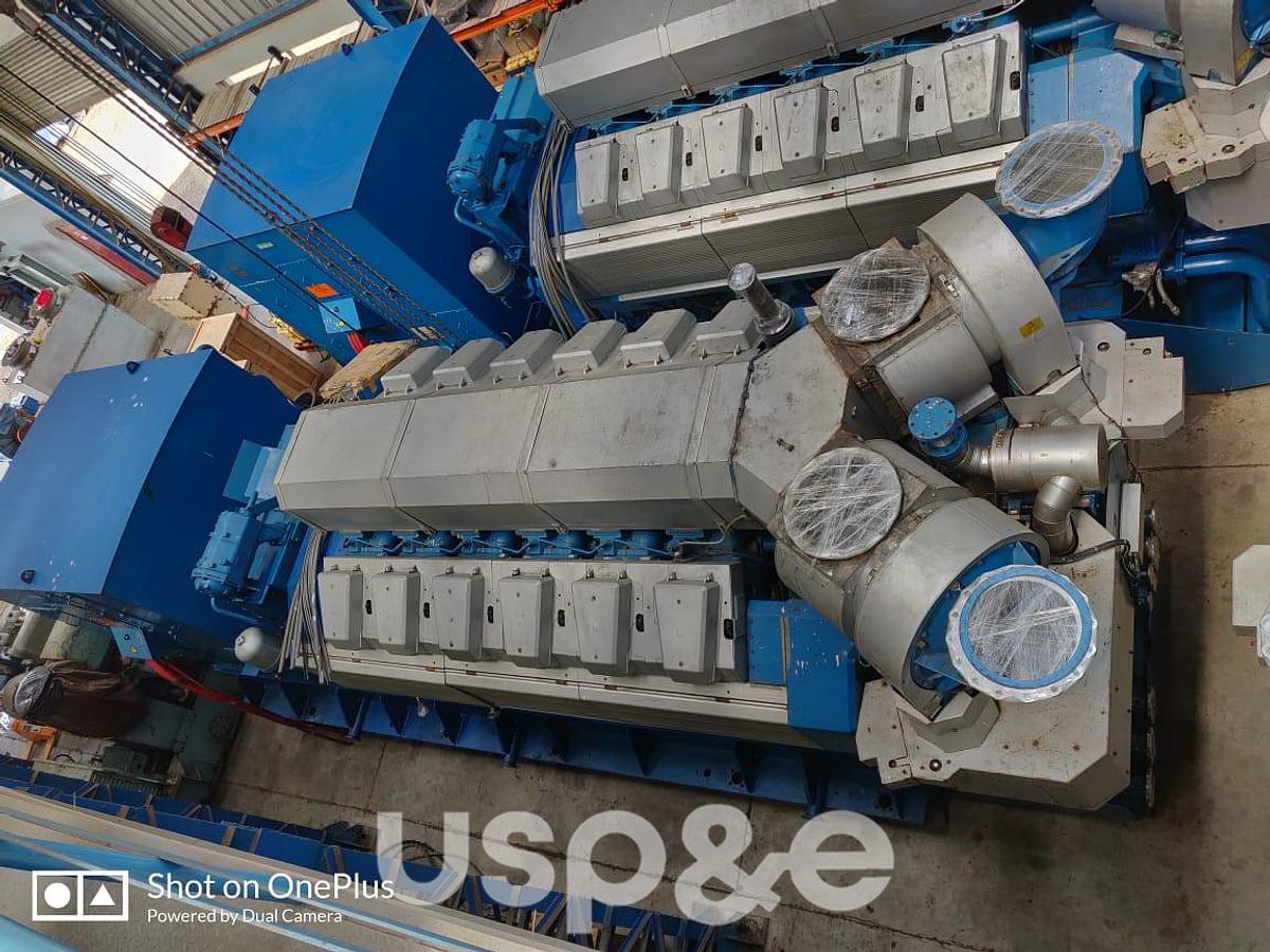 Used 5.1 MW 2008 Used Wartsila W12V32 HFO Generator Sets