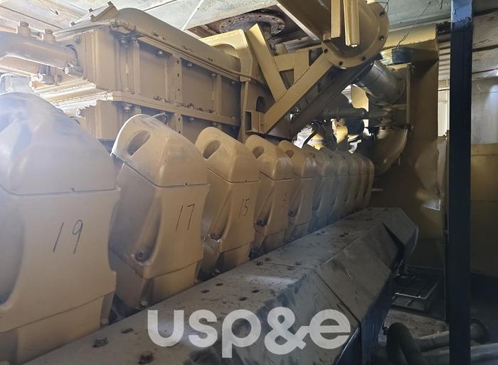 Used 2 MW 2005 Used Caterpillar G3520C Natural Gas Generator Set