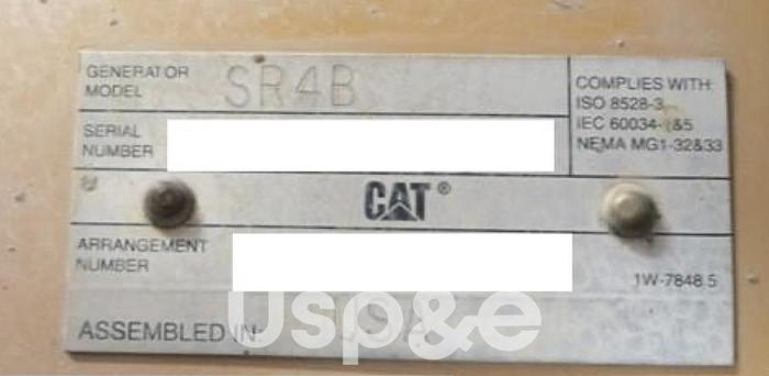 Used 0.80 MW 2014 Used Caterpillar G3516 Natural Gas Generator Set