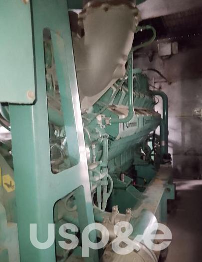 Used 2 MW 2014 Used Cummins QSV91-G5 Bio Gas Generator Sets