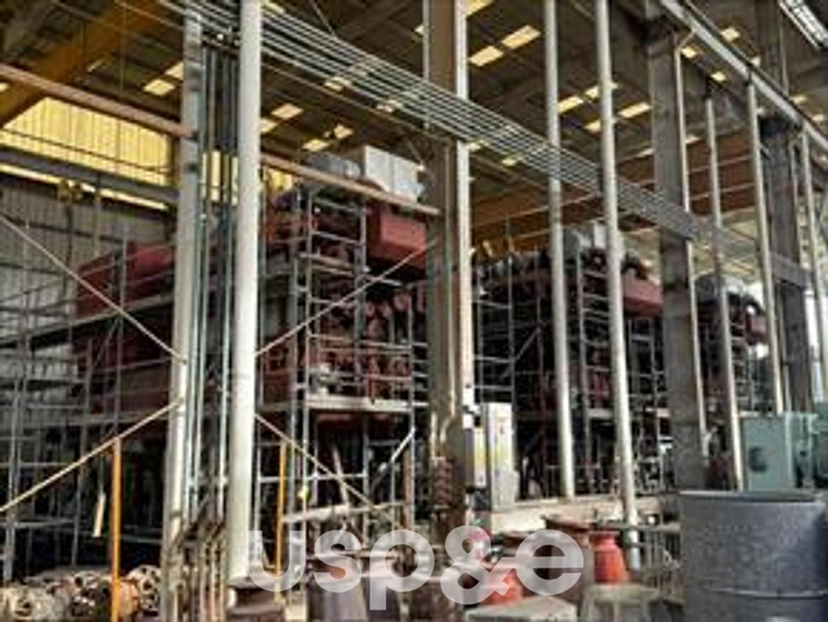 5.5 MW 2008 New Caterpillar MAK 12M32C Dual Fuel (Natural Gas and Diesel) Generator Ser