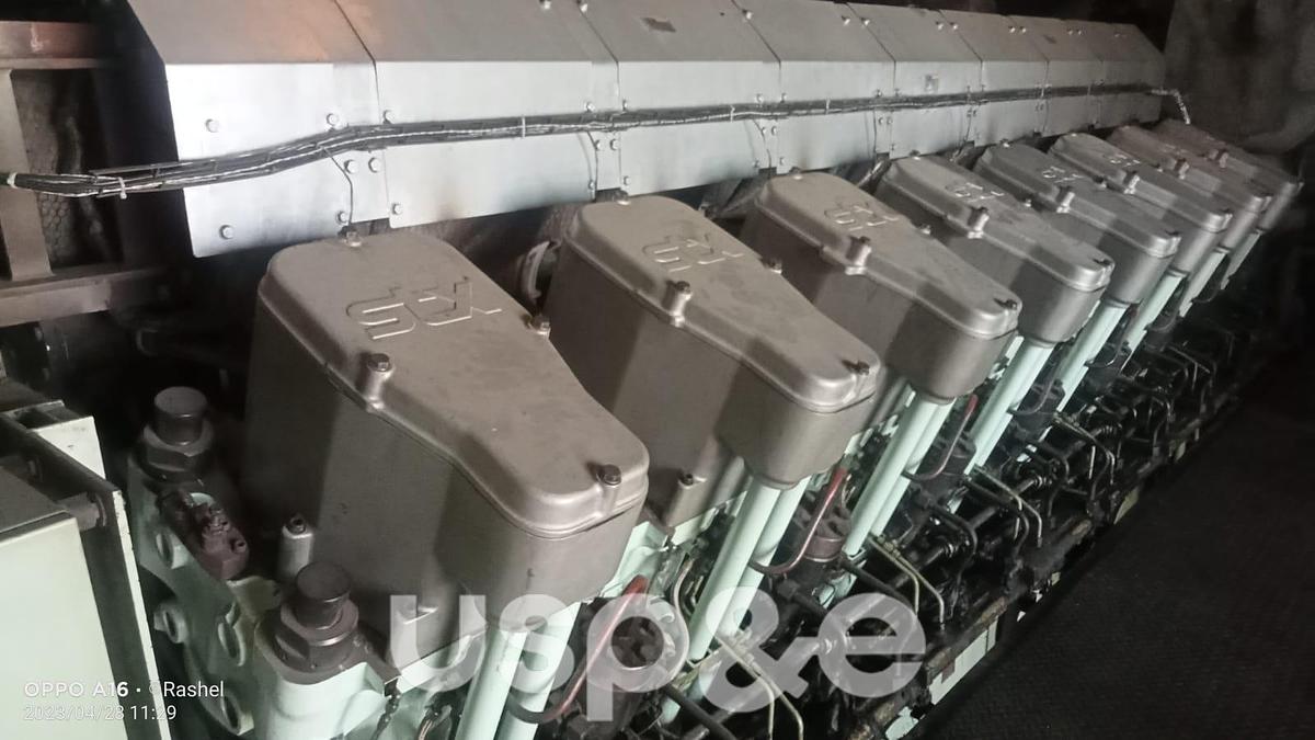 Used 8 MW 2010 Used Niigata Heavy Fuel Oil Generator Set