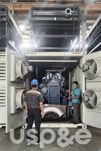 1.2 MW 2017 New Mitsubishi S16R-PTA Diesel Generator Set