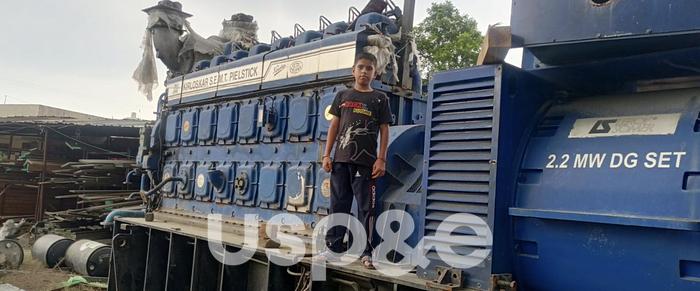 Used 2.5 MW 2008 Used Pielstick 8PA6L CL 280 Diesel Generator Set