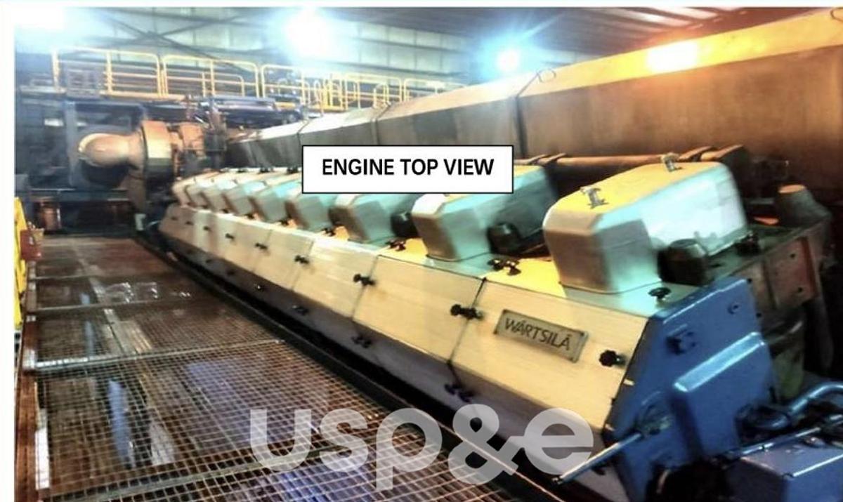 Used 119 MW 2010 Used Wartsila W18V46 HFO Power Plant Generator Sets