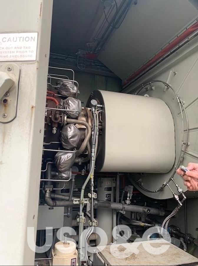 Used 7.1 MW 2001 Used Solar Taurus T70 Natural Gas Turbine Generator Set