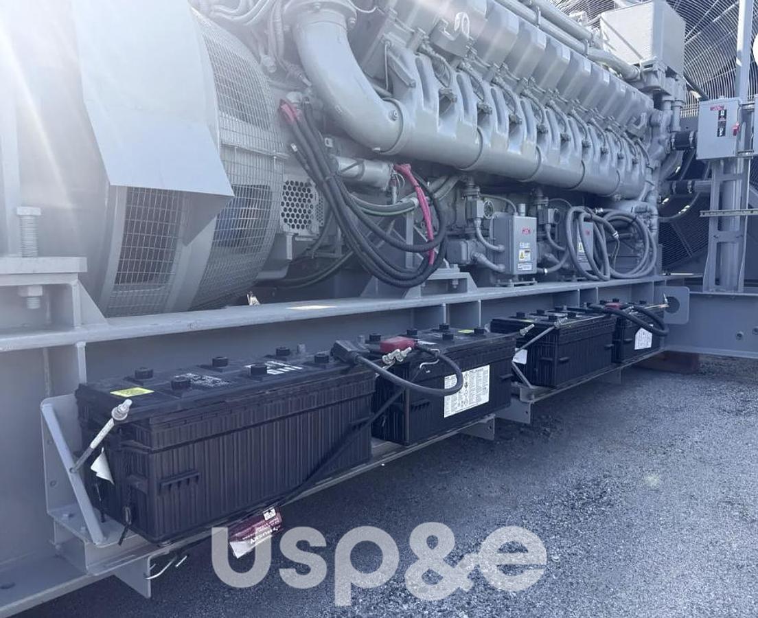 Used 2.5 MW 2009 Used MTU 20V4000 Diesel Generator Set