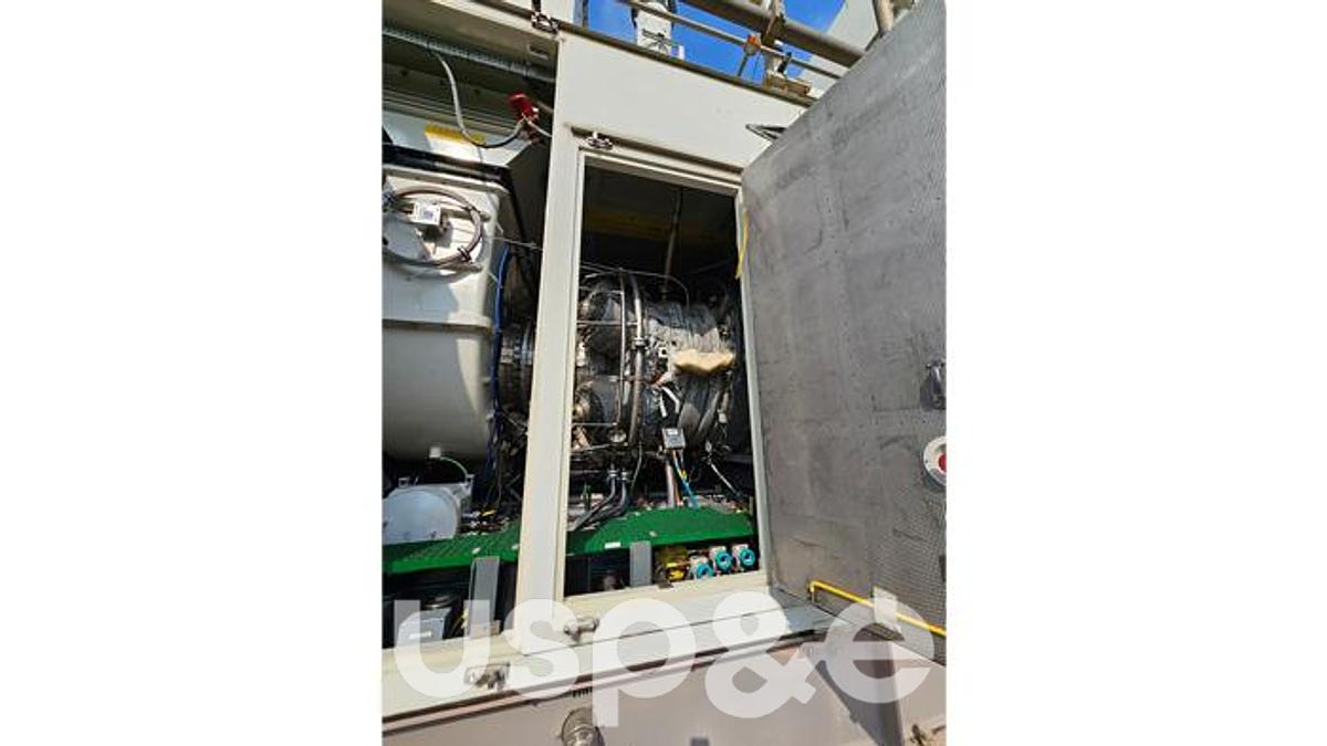 Used 14.4 MW 2016 Used Siemens SGT - 400DLE Natural Gas Generator Set