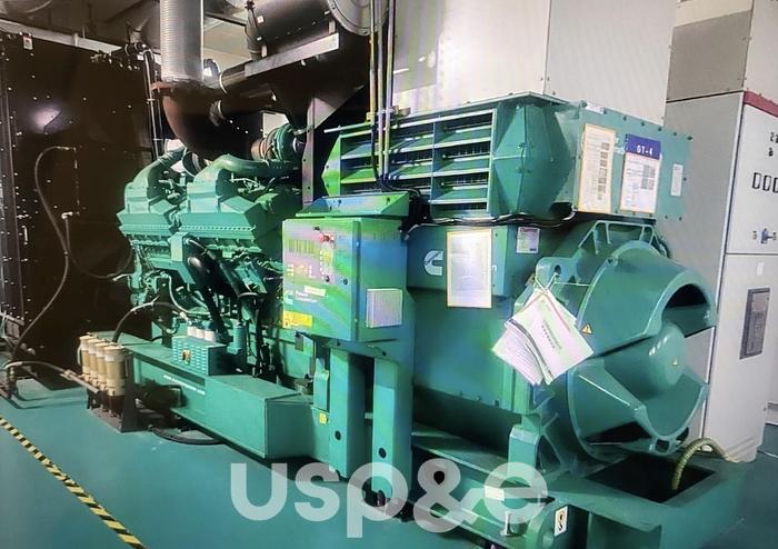Used 10 MW 2016 Used Cummins QSK60G8 Diesel Generator Sets
