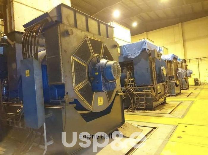 Used 32 MW 2008 Used Wartsila W20V34SG Natural Gas Generator Sets
