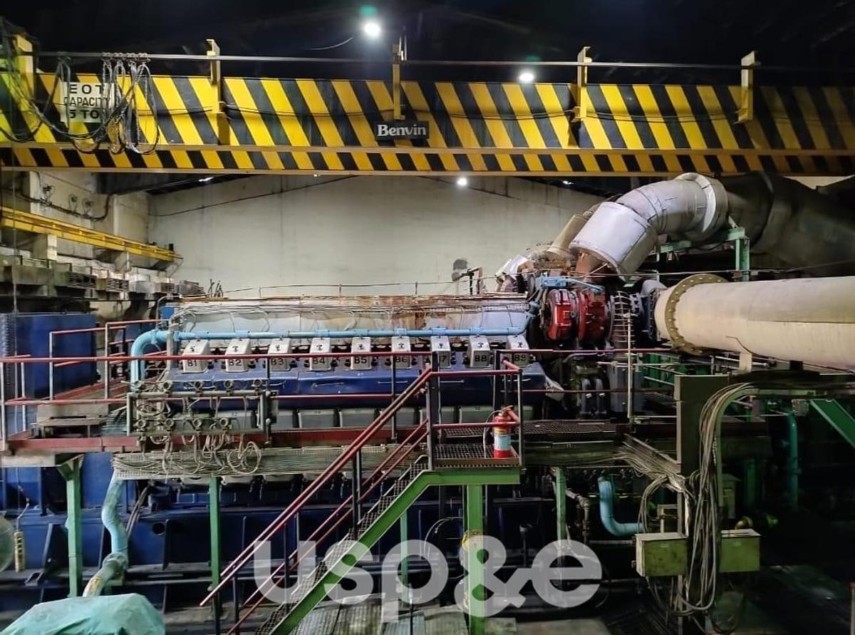 Used 9.9 MW 1989 Used Wartsila 18v32 Heavy Fuel Oil Complete Plant