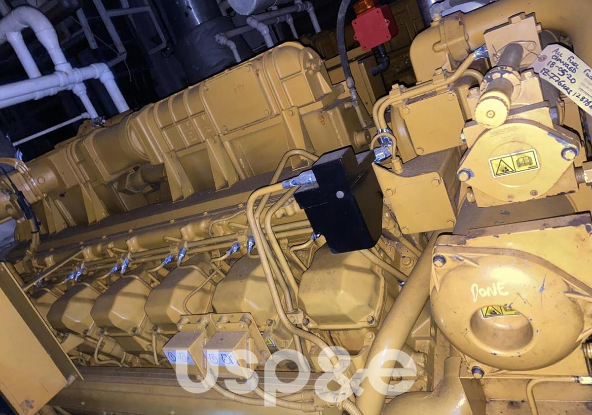 Used 1.6 MW 2012 Used Caterpillar 3516C Diesel Generator Set
