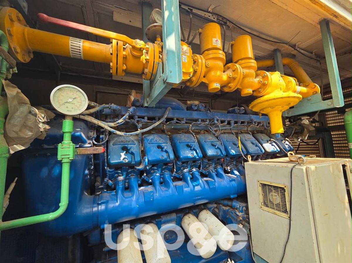 Used 1.4 MW 2008 Used MWM TCG 2020-V16K Diesel Generator Set