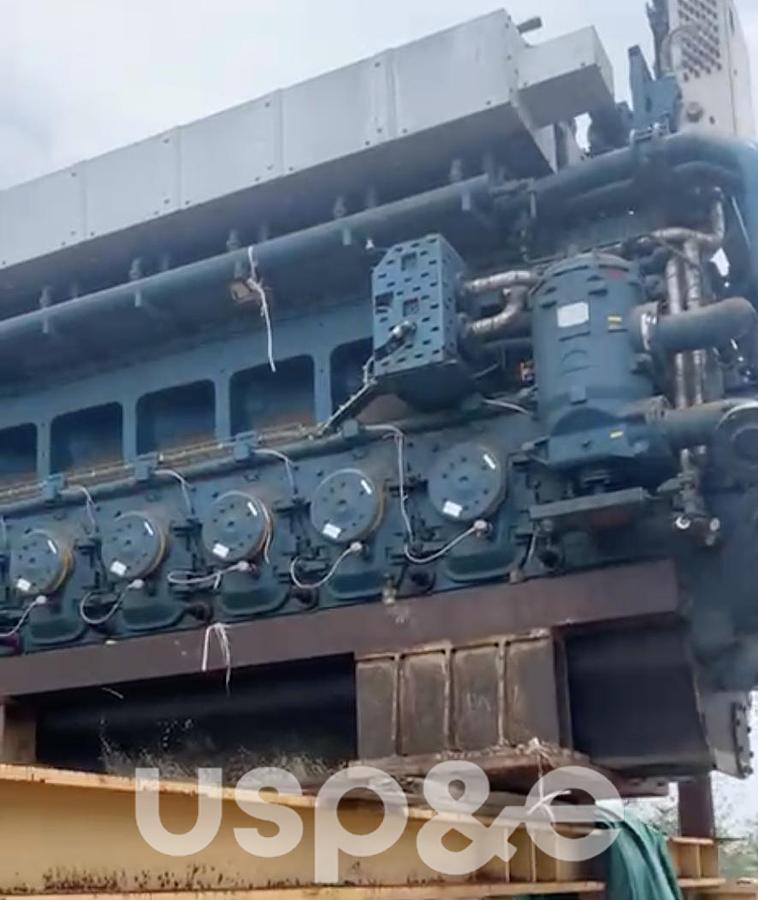 5.6 MW 2011 New MAN 10L32/44 CR HFO Engines (No Alternator)