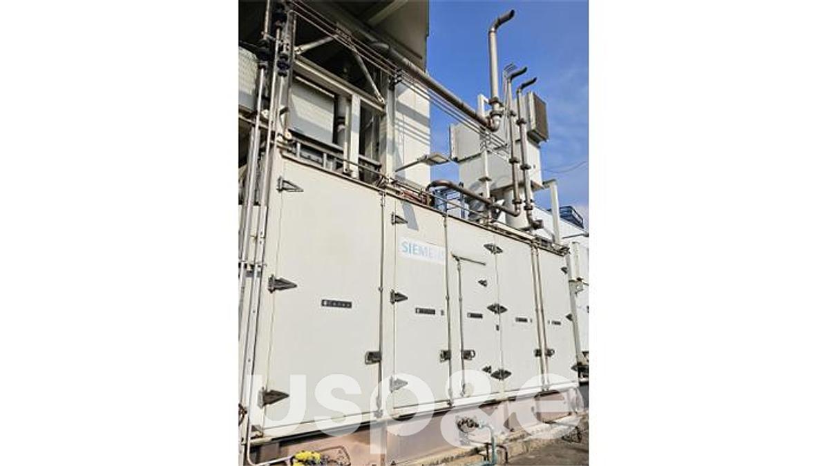Used 14.4 MW 2016 Used Siemens SGT - 400DLE Natural Gas Generator Set